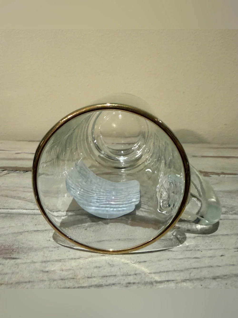 Vintage Sitzmark Ski Humor Glass Beer Mug Barware